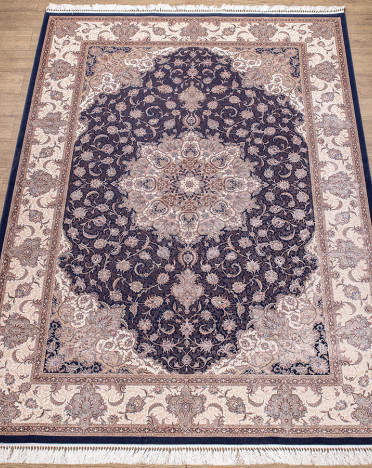 Ковер турецкий 2061C Mirage (Акрил, Эвкалиптовый шелк, синий)