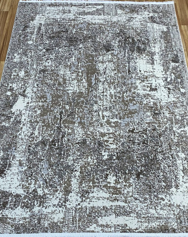 Ковер турецкий 8692 AXEL (Полиэстер, серый, коричневый)