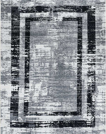 Ковер турецкий 1919 Otantik (Полиэстер, черный, серый)