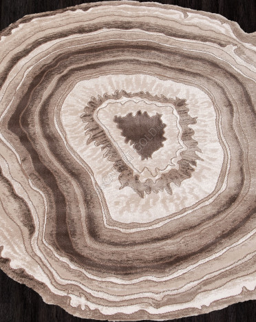 Ковер турецкий 00847A SAFIR (PP Heatset Высокоплотный, бежевый)