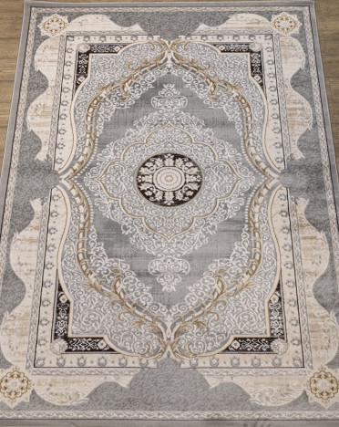 Ковер российский 22751-24388 Оптимист (PP Heatset Высокоплотный, бежевый, серый)