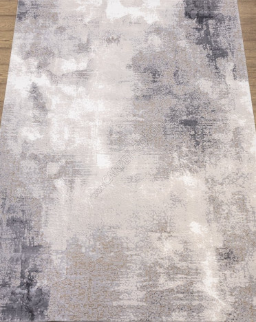 Ковер турецкий KA45A Prado (Полиэстер, бежевый, серый)