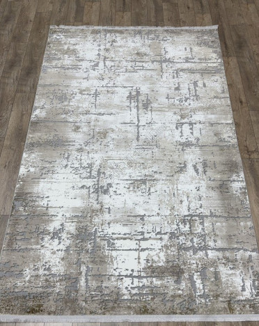 Турецкий ковер Elite Carpet OTTO 30170A (Акрил, бежевый, серый с золотым)