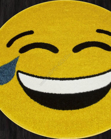Российский ковер Меринос SMILE NC12 (Фризе, Желтый)
