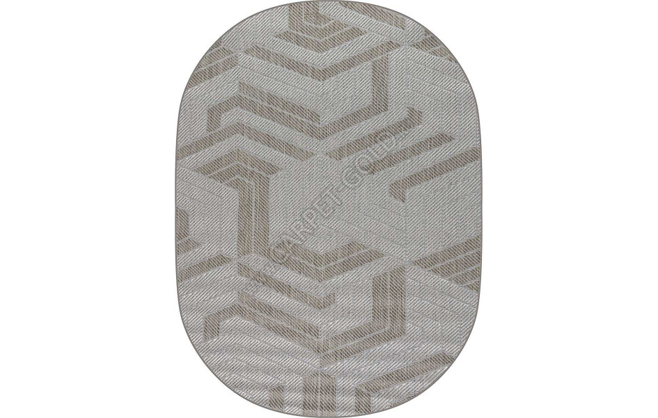 Безворсовый ковер SZ5340A1O OVAL 34 Циновка Тпе