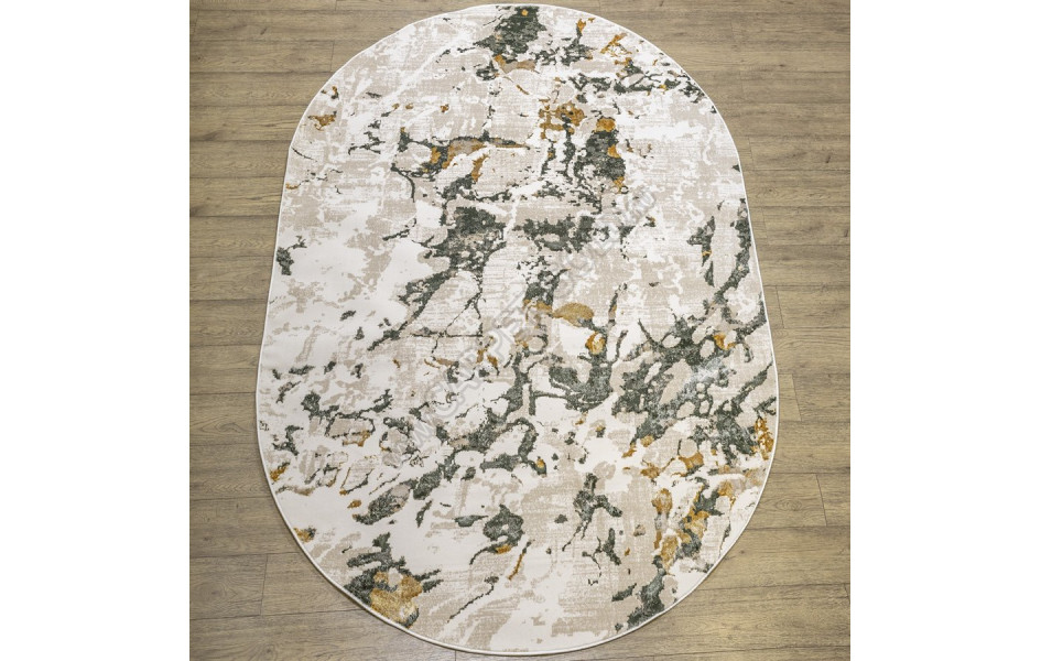 КОВРЫ ДИЗАЙН KN56C ЦВЕТ SHRNIK CREAM Rich овал