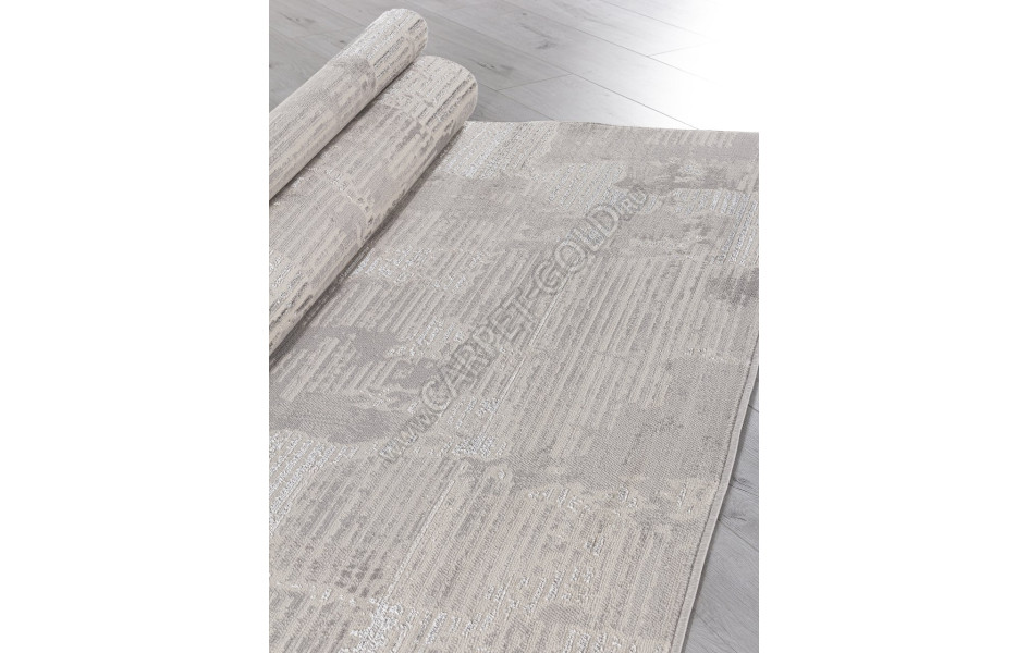 Ковер F168 - CREAM-GRAY - Прямоугольник - коллекция LIMAN