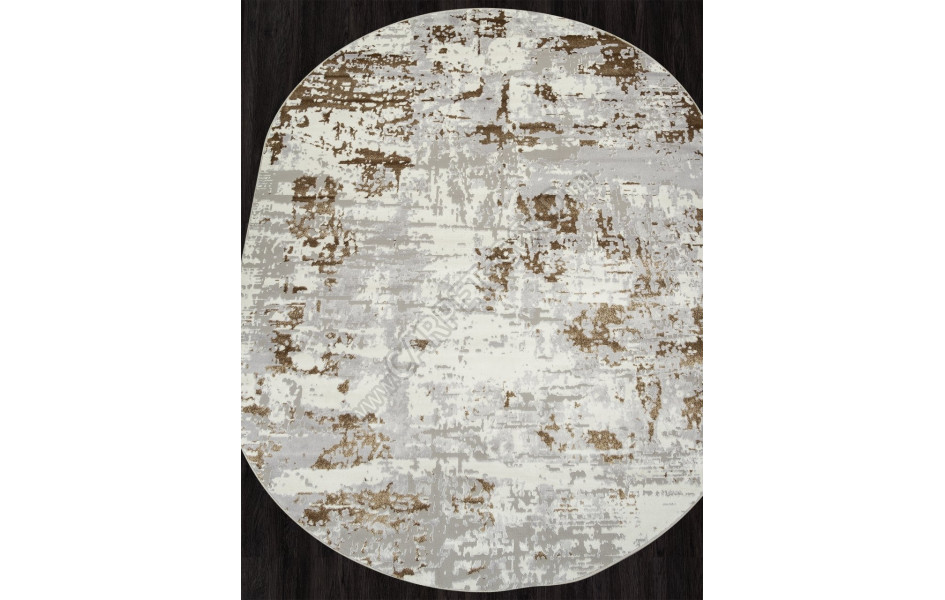 Ковер F284 - GRAY-GREEN - Овал - коллекция PALERMO