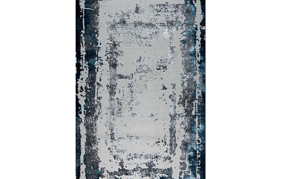 36897J R BLUE FLS / L.GREY Kleopatra