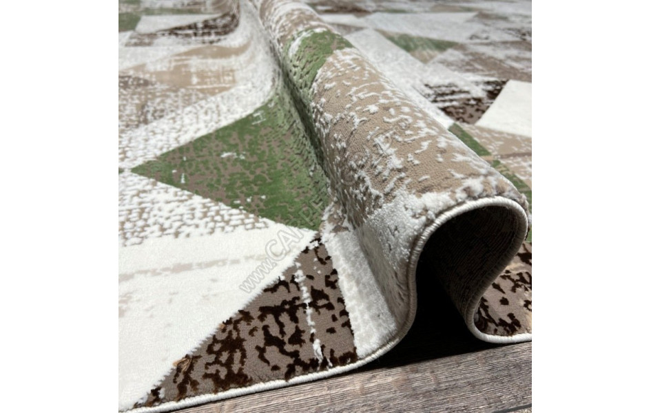 DECO 10128A GREEN-BEIGE овал